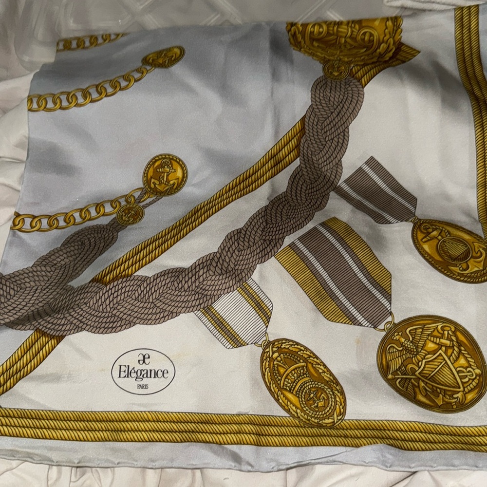 elegance paris silk scarf